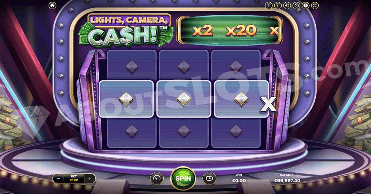 Lights, Camera, Cash! Slot Lights, Camera, Cash! Slot